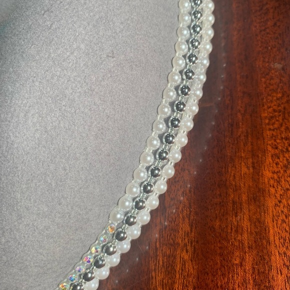 Vintage! Wool New York Model Pearl Beaded Rhinestone Hat - Picture 10 of 10